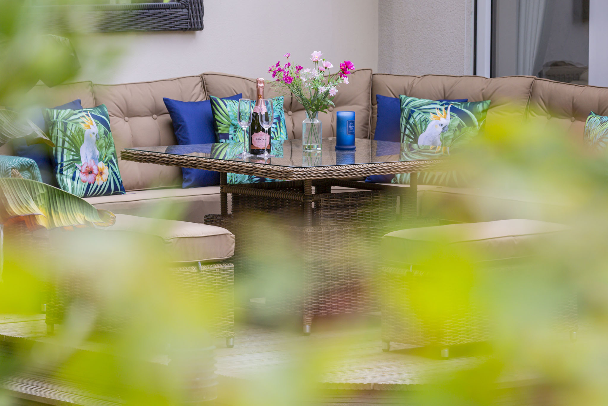 Katie Blake Mayberry Large Hi/Low Corner Garden Sofa Set